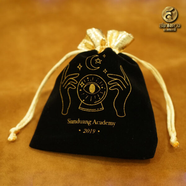 เพนดูลัม (PENDULUM) หินแท้ ประดับด้วยโลหะลายดอกไม้โบราณ - Image 3