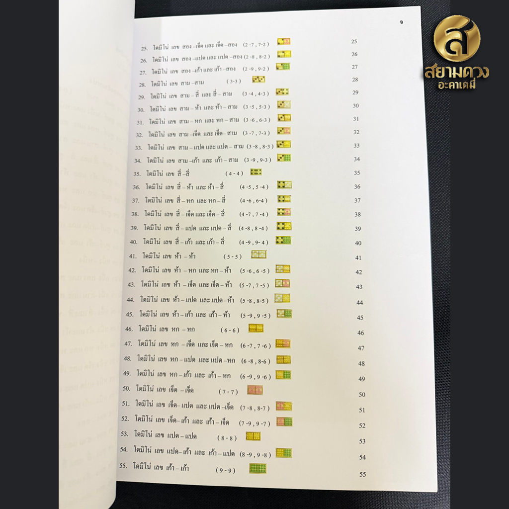 คู่มือ มหัศจรรย์โดมิโน่ เล่ม 1 โดย มาดามณัชญ์คนอ่านดวง "คู่มืออย่างเดียวไม่มีไพ่แถม" - Image 8